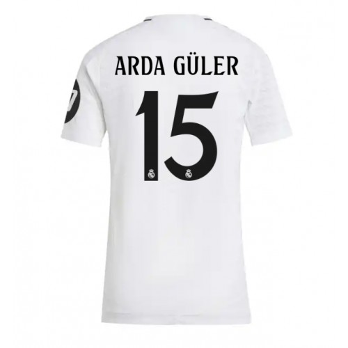 Fotbalové Dres Real Madrid Arda Guler #15 Dámské Domácí 2024-25 Krátký Rukáv